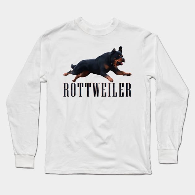 Rottweiler  - Metzgerhund Long Sleeve T-Shirt by Nartissima